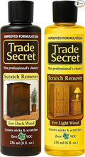 Trade Secret Scratch Concealer for Real Wood Furniture and Floor Cover Nicks and Scratches on Wood Surfaces, Hides Minor Defects (Light and Dark)