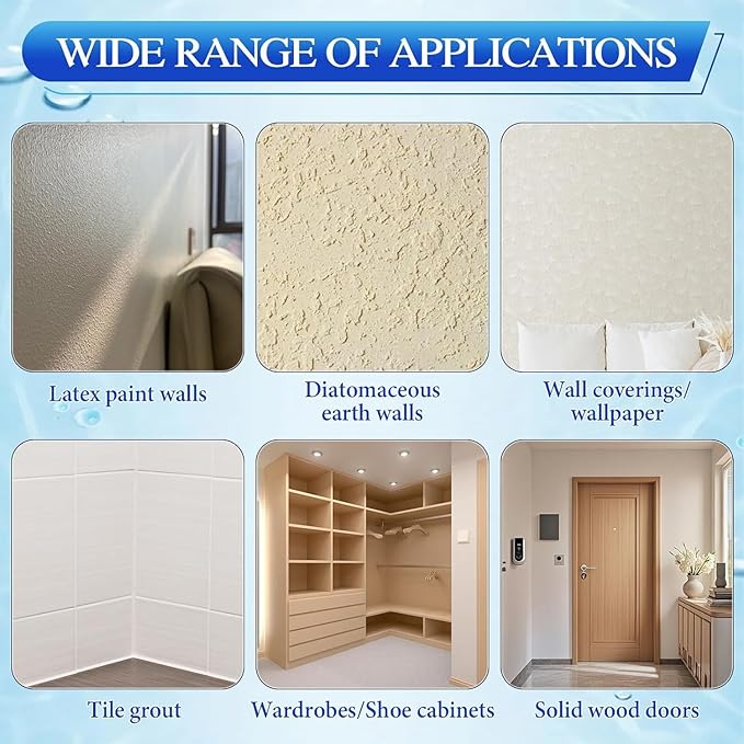 aeaarvged Highly Effective Removal Spray, Wall Cleaner Spray, Dust and Dirt Removal, 8.12 Fl oz, for Wood, Tile, Fabric, Bathrooms, Kitchens