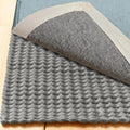 GORILLA GRIP Premium Dual Sided Extra Thick 6x9 Rug Gripper Pad for Hardwood Floors, Breathable Slip Resistant Pad Grips Under Carpet Area Rugs for Hard Surface Floor Protection, Easy Trim Mats, Gray