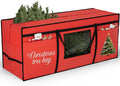 VERONLY Christmas Tree Storage Bag for 7.5FT Artificial Tree, Heavy Duty 600D Oxford Fabric with PVC Window and Exterior Pockets, Dust Moisture Proof Protection with Reinforced Handles