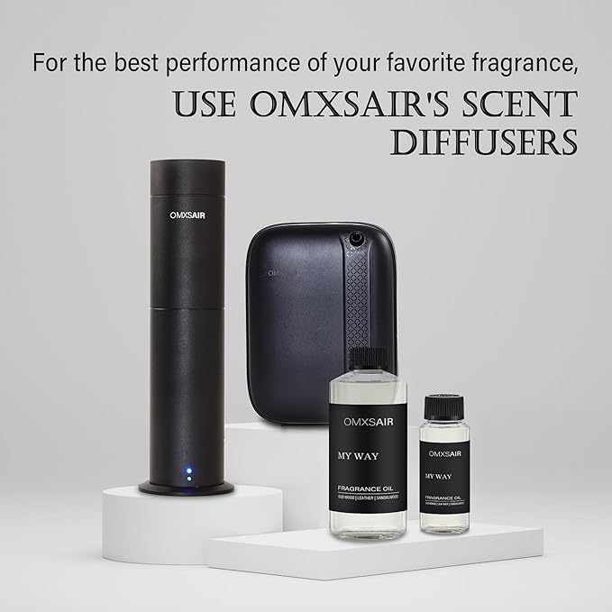 My Way Hotel Diffuser Oil & waterless Diffuser Essential Oil Home & Office Luxury Scents 500ml - Comforting Sandalwood, Cedarwood & Iris - Aromatherapy Oil Blends Premium Fragrance Oils for Diffuser