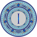Skip's Garage Custom Monogram Decorative Pool Art - Mosaic Pool Art - Choose Your Size & Personalization - Easy Drop-in Installation