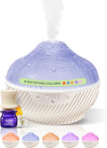 Lifelines Cloud Ultrasonic Essential Oil Diffuser with Essential Oil Blend, 300ml - Aromatherapy Diffuser with Soothing Mesmerizing Raindrop Effect & Auto-Shutoff Feature - Home & Bedroom Essentials