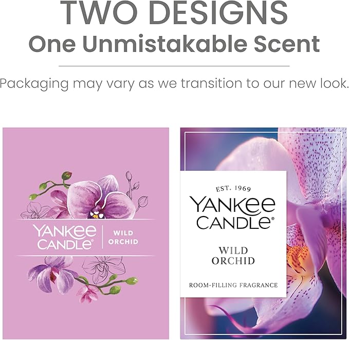 Yankee Candle Large Tumbler Scented Candle with up to 80 Hour Burn Time, Premium Plant Wax Blend for Consistent Burn, 20 oz Tumbler Candle with Room Filling Fragrance, Wild Orchid