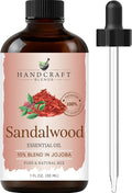 Handcraft Blends Sandalwood Essential Oil – 1 Fl Oz – Pure and Natural – Premium Grade Essential Oil for Diffuser and Aromatherapy, Skin, Massage, Candle and Soap Making Fragrance