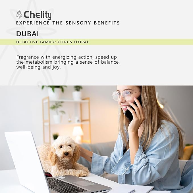 Chelity Hotel Diffuser Oil No. 1023 - Inspired by Baccarat Hotel & Rouge 540 - Luxury Love Affair Fragrance Oil with Saffron & Amberwood - for Waterless & Ultrasonic Diffusers 2.1 Fl Oz