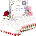 14 PCS Rose Sachets Bags for Drawers and Closets, Long Lasting Scented Sachets Air Fresheners, Natural Odor Eliminator, Home Fragrance for Wardrobe, Shoe Cabinet, Car & Bathroom Potpourri Bag
