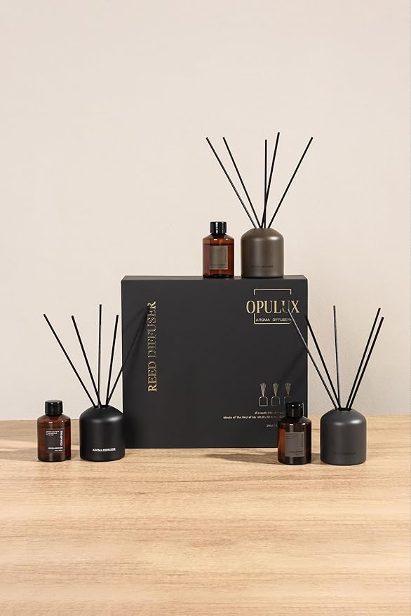 Reed Diffuser Set 3 Pack 5oz Luxury Gift Set, valetines Day Gift,Home Decor,Bathroom Accessories,New Home,Essential Oil,Apartment, Bedroom Accessories,Bathroom Decor