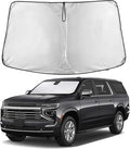 EcoNour Windshield Sun Shade for Chevrolet Suburban 2021–2022 2023 2024 2025, Sun Visor for Front Windshield & Window Sunshade Cover, UV Heat Blocker & Protector, Car Accessories