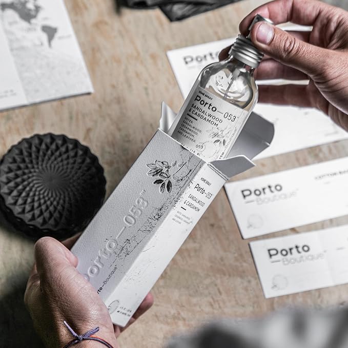 Room Spray for Home – Fabric & Linen Freshener Spray – Long Lasting, Non-Toxic & Vegan – Clear Glass Bottle, Handmade in USA – Odor Eliminator for Bedroom, Bathroom & Car – 4 oz (Bergamot)