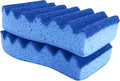 LOLA All Purpose Scrub Sponge, 2 Pack, Made in USA Scrub Sponge- Superior Technology, Non-Scratch, Long Lasting - Dishes, Mugs, Non-Stick Cookware