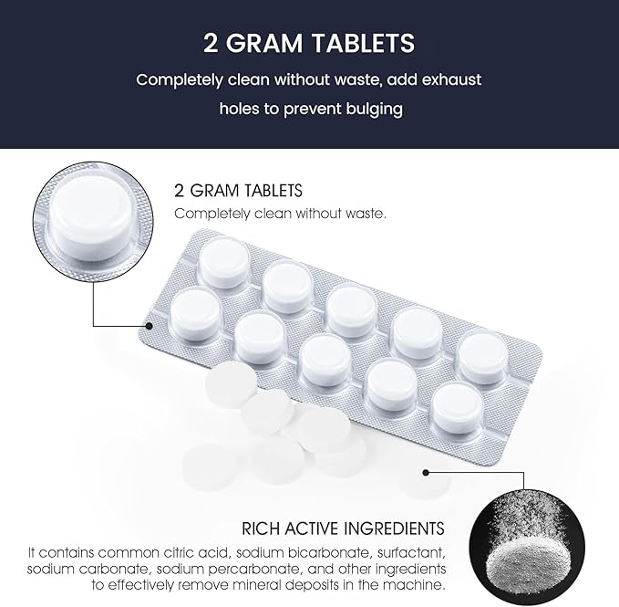 possiave 12-Pack Charcoal Water Filters and 10-pack Cleaning Tablets for Breville Espresso Machines, Breville Cleaning kit - Espresso Accessories