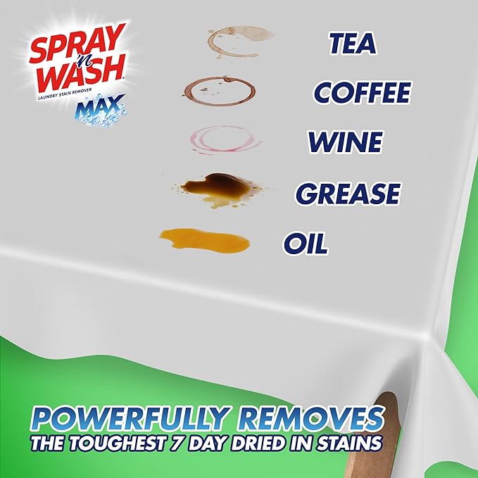 Spray 'N Wash Max Laundry Strain Remover 16 oz, Packaging May Vary