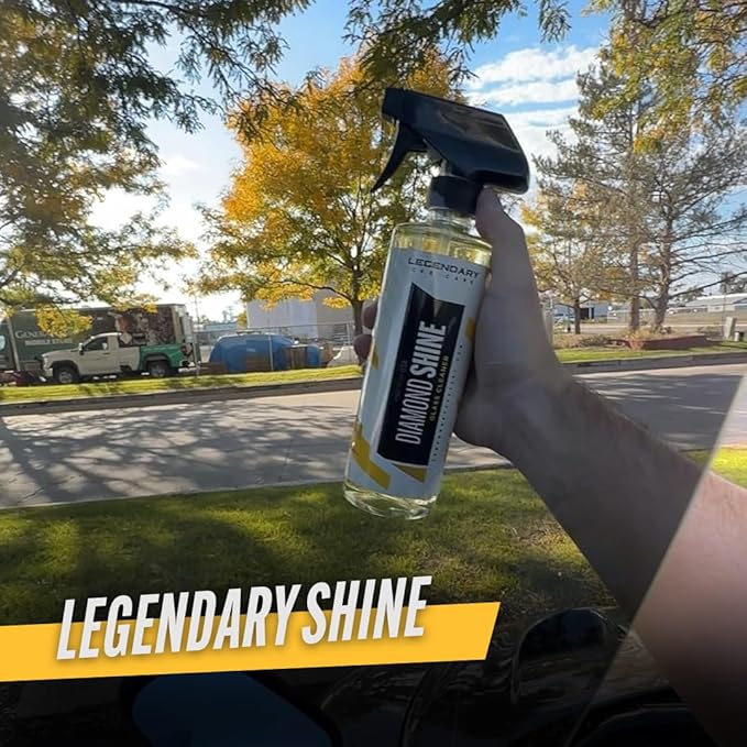 Legendary Glass Cleaner 16oz - Auto Window Cleaner Spray for Car Windows & Windshield - No Streaks, Ammonia-Free, Tint Safe - Interior/Exterior Use