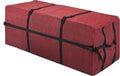 Elf Stor Heavy Duty Canvas Christmas Tree Storage Bag with Straps, fits up to 6 ft Tree, Red