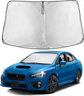 EcoNour Windshield Sun Shade Compatible for Subaru Impreza WRX 2017–2023 | Custom Fit Sedan Front Window Sunshade | Foldable UV & Heat Reflective Sun Visor