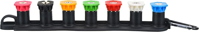 M MINGLE Pressure Washer Tips Set with Nozzle Holder, 7 Nozzle Tips, 1/4 Inch Quick Connect, 4000 PSI