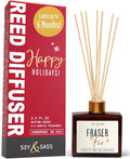 Fraser Fir Diffuser, Christmas Tree Diffuser - w/Pine Balsam, Cedar & Citrus I Infused w/Essential Oils I Christmas Décor I 3.75 OZ Oil I Long-Lasting Scent Lasts 4-6 Month's I Made in The USA