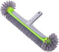 Sepetrel Pool Brush Head for Cleaning Walls,Heavy Duty Inground/Above Ground Swimming Pool Round Scrub Brushes with Premium Strong Bristle & Reinforced Aluminium Back,Grey