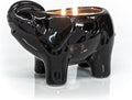 Luxury Elephant Scented Candle – Large 28oz Jar with Soy Wax Blend & 2 Cotton Wicks – Long Burn Time 180–240 Hours – Fall Candles, Fall Scented Candles, Soy Candle for Home & Holiday Décor (Black)