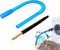 Dryer Vent Cleaner Kit，Dryer Vent Cleaning Vacuum Attachment，Fits All Vacuums，Dryer Vent Cleaning Vacuum Attachment，Universal Lint Dryer Attachment (Second-generation blue)