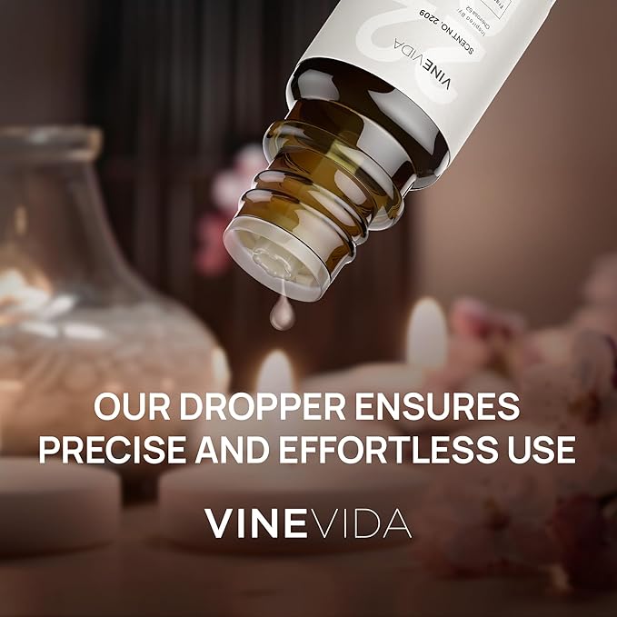 VINEVIDA Scent NO. 1318 Fragrance Oil - 10mL - Inspired by: Benjoin 19 Fragrance Oil for Candle Making - Made in USA Candle Scents Scents for Soap Making