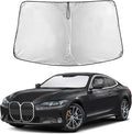 EcoNour Windshield Sun Shade for BMW 4 Series 2021–2025 | Front Window Sunshade | Foldable Car Sun Protector | Blocks UV Rays & Keeps Interior Cooler