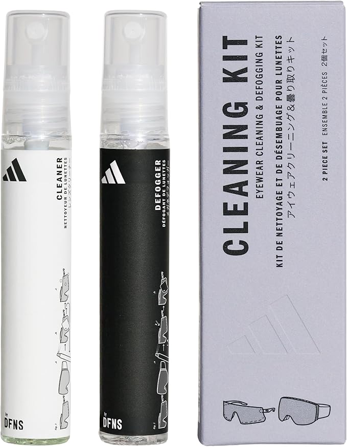 adidas Care Eyewear Cleaning & Defogging Kit 20 ml, Glasses Cleaner, Anti-Fog