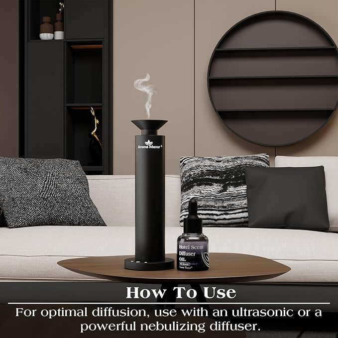 Nile Breeze Diffuser Oil - Hotel Fragrance Oil for Scent Diffuser, Premium Aromatherapy Oils for Diffuser Machine, Essential Oil Blend with Citrus & Cedarwood, Luxury Air Freshener - 1fl oz