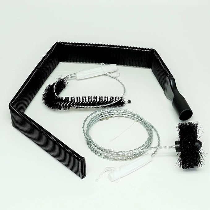 BPCK Dryer Vent Venting Duct Cleaning Lint Trap Removal Brush Vacuum Kit