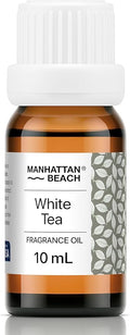 Manhattan Beach – White Tea Hotel Diffuser Oil – Luxury White Tea Fragrance Oil for Ultrasonic & Waterless Diffusers, Home & Spa, 10 mL Glass Bottle