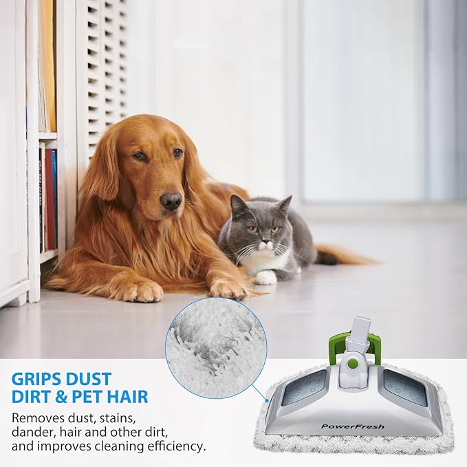 Extolife 10 Pack Steam Mop Replacement Pads for Bissell Powerfresh Steam Mop 1940 1806 1544 2075 2685A 2181 2814 Series, Model 19402 19404 19408 19409 1940A 1940F 1940Q 1940T 1940W B0006 B0017 2075A