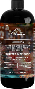 Lapew Goddess Scented Mop Soap Concentrate 36 oz | Premium Fragranced Floor Cleaner | Streak-Free | Hard Floor Cleaning Solution | Eco Friendly | Made in USA (Sweet Grace)