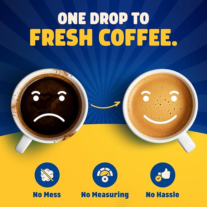 THE BIG FIZZ Coffee Maker Descaler - Easy to Use Coffee Machine Tablets Compatible with All Major Brands - Fast Acting Descaling Tablets Preserves Brew Flavor & Machine Longevity (12 Count)