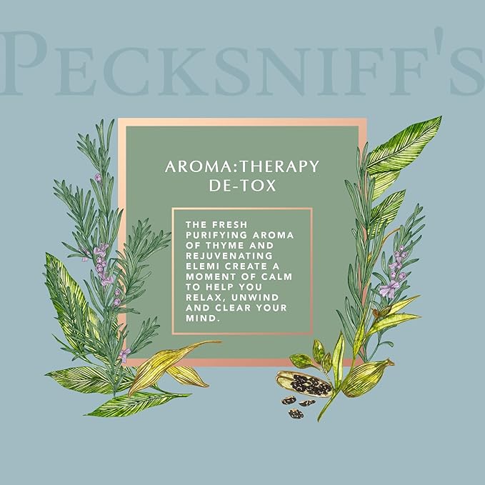 Pecksniff's Aroma Therapy De-Tox Reed Diffuser, 100 ml/3.38 Fl Oz