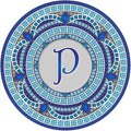 Skip's Garage Custom Monogram Decorative Pool Art - Mosaic Pool Art - Choose Your Size & Personalization - Easy Drop-in Installation