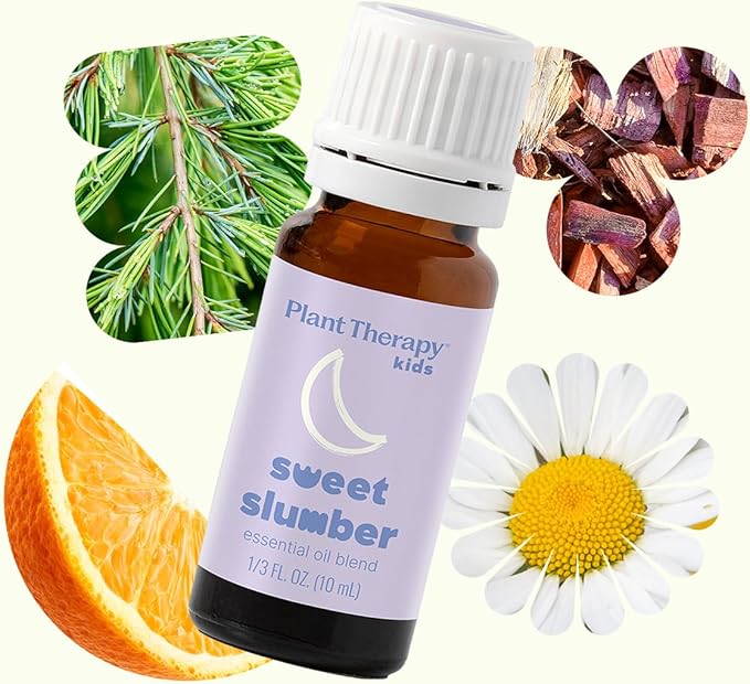 Plant Therapy KidSafe Sweet Slumber Essential Oil Blend 10 mL (1/3 oz) 100% Pure, Undiluted, Relaxing Aromatherapy for Better Sleep