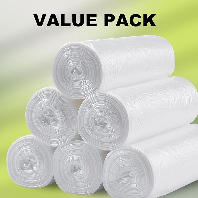 Trash Can Liner - Wholesale 500 Count Garbage Bags on Perforated Roll 33 Gallon Multipurpose for Office Bathrooms Business Home Commercial and Industrial Needs