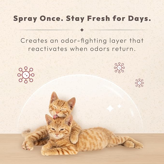 Nova-air Pet Odor Eliminator Spray – Instantly Destroys Odors & Pet Smells by Innovated Ti-Oxy™. Non-toxic, Fragrance-free & Safe for Pets, Home Use. Works on Urine, Litter Boxes, Carpets -10oz