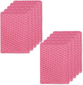 Basic Dish Wash Net (10Pcs) - All Purpose, Non-Scratch, Heavy Duty Dish Scrubbers for Cleaning Dishes, Pots and Pans Color Pink (Pink 10 Pcs)