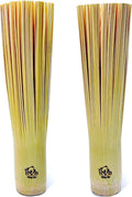 Ring-far Handmade Bamboo Wok Brushes 2 Pack – 100% Natural, No Metal, Eco-Friendly Scrubbers for Carbon Steel & Cast Iron Woks, Pans, Dishes, Teapots(for Small Pot use)