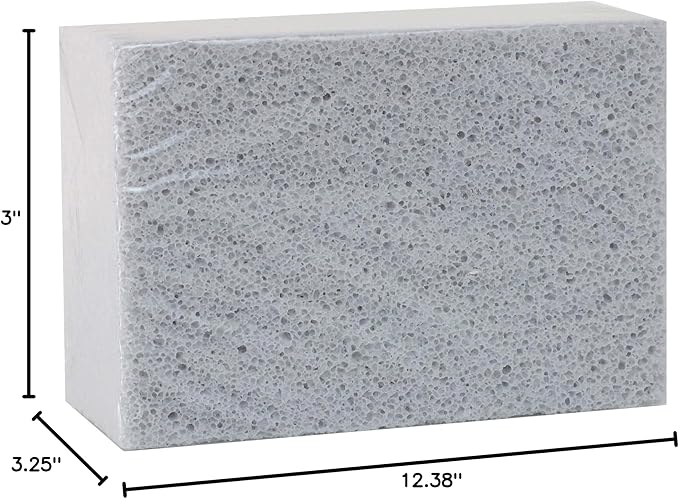 Better Grillin Scrubbin Stone Grill Cleaner Handle-Protect Hands & Nails When Scouring Grill/Griddle with Scrubbin Stone