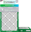 Filterbuy 17.25x35.25x2 Air Filter MERV 8 Essential Dust & Allergy Defense (2-Pack), Electrostatic Pleated HVAC AC Furnace Filters Replacement, Made in USA (Actual Size: 17.25 x 35.25 x 1.75)