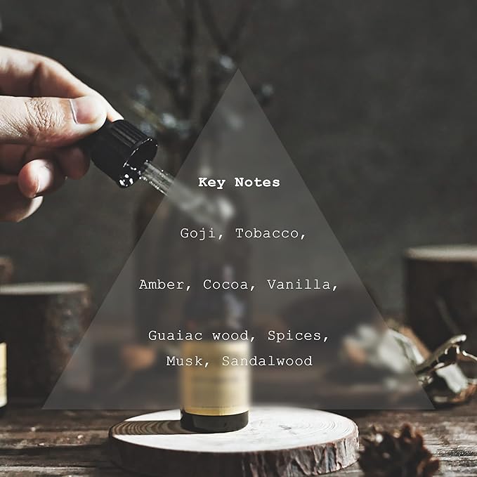 Gramercy Diffuser Oil, Boutique Hotel, Goji, Amber, Vanilla, Guaiac Wood, Spices, Musk, Sandalwood Essential Oils Blend for Ultrasonic Diffuser