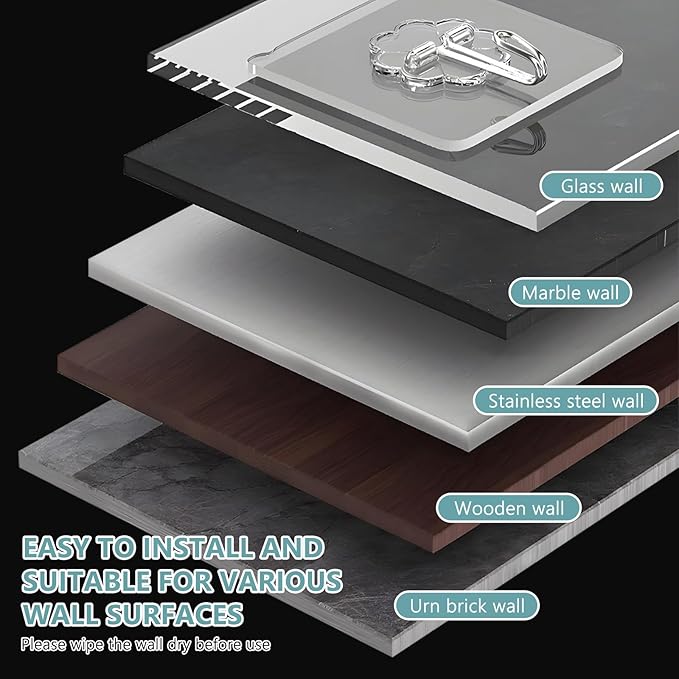 Hook; Wall Hook; Sticky Hook; self-Adhesive Hook; Load-Bearing Hook; Nail-Free and Traceless Hook; Damage-Free Wall Hook; Auxiliary Hook; Kitchen and Bathroom Hook (50)
