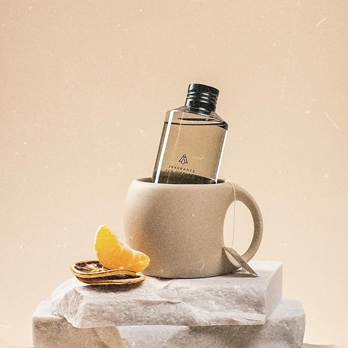 AromaPlan Hotel Scent Diffuser Oil White Tea 5 Fl Oz (148ml) –Luxury Hotel & Home Fragrance Oil - Non Toxic - Made in USA - Bigger Bottle, Bolder Aroma & Longer Lasting