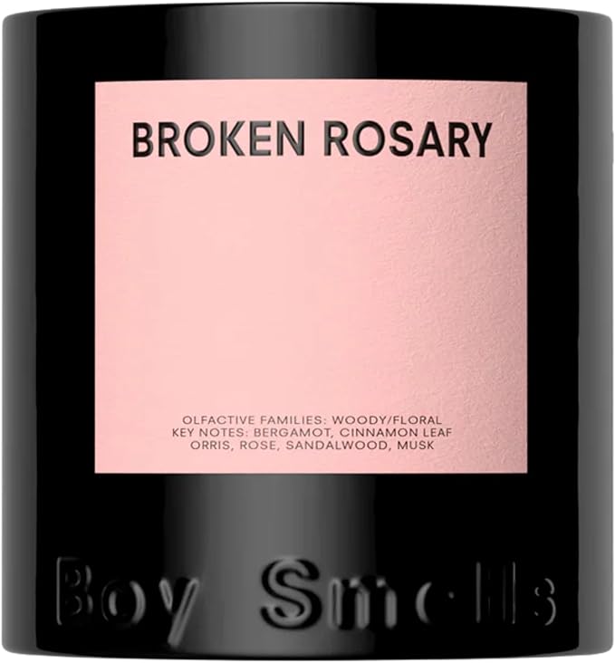 Boy Smells Rosary Jar Candle