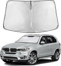 EcoNour Windshield Sun Shade Compatible for BMW X5 2019–2026 | Custom Fit Luxury SUV Front Window Sunshade | Foldable Heat & UV Reflective Sun Visor