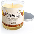 Iced Lemon Pound Cake Scented Natural Soy Candle, Essential Fragrance Oils, 100% Soy, Phthalate & Paraben Free, Clean Burning, 9 Oz.