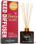 Fraser Fir Diffuser, Christmas Tree Diffuser - w/Pine Balsam, Cedar & Citrus I Infused w/Essential Oils I Christmas Décor I 3.75 OZ Oil I Long-Lasting Scent Lasts 4-6 Month's I Made in The USA